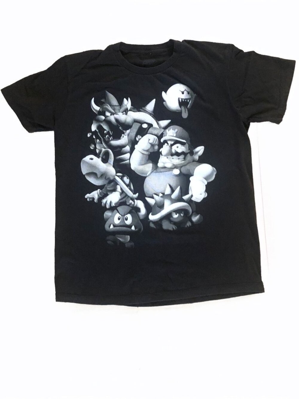 Super Mario Villains Graphic Tee Size Large